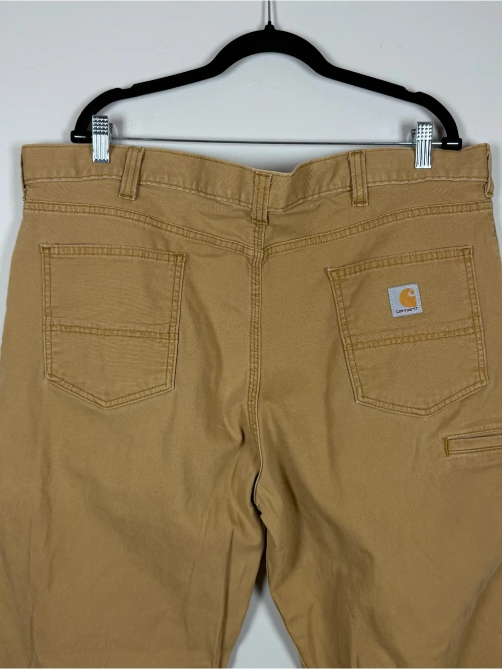 Carhartt Relaxed Straight Rigby Pant Hickory Brown Cotton Work Size 42x32